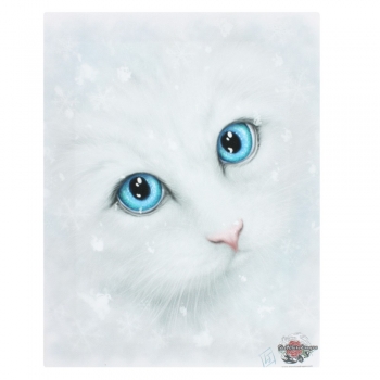 Linda Jones Winter Cat Bild 25 x 19 cm